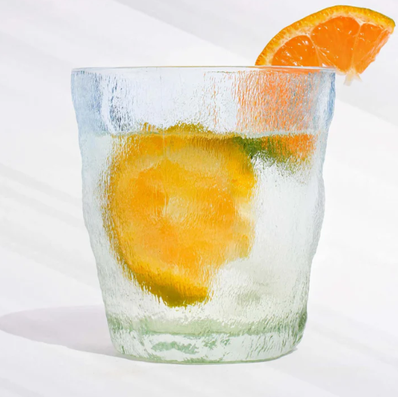 Blue-Green Gradient Glass Cup for Drinkware - 260 ml