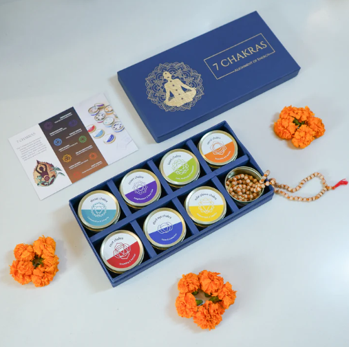 7-Chakra Candle Set