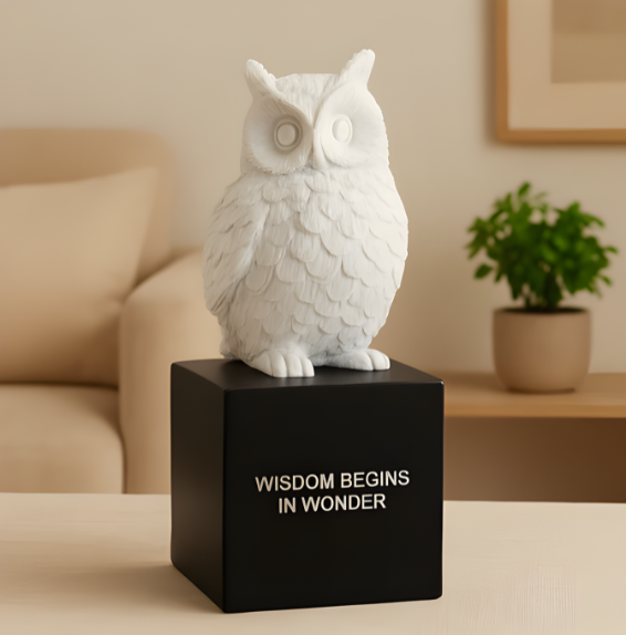 Wise Owl Guardian of Good Fortune - Symbol of Fortune & Protection for Indian Homes