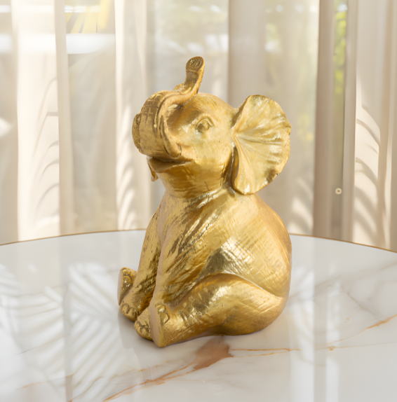 Royal Tusker Glow Decorative Showpiece for Home