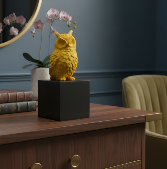 Wise Owl Guardian of Good Fortune - Symbol of Fortune & Protection for Indian Homes