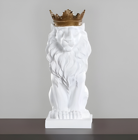 Nordic Minimalist Regal Lion
