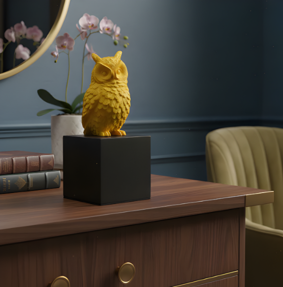 Wise Owl Guardian of Good Fortune - Symbol of Fortune & Protection for Indian Homes