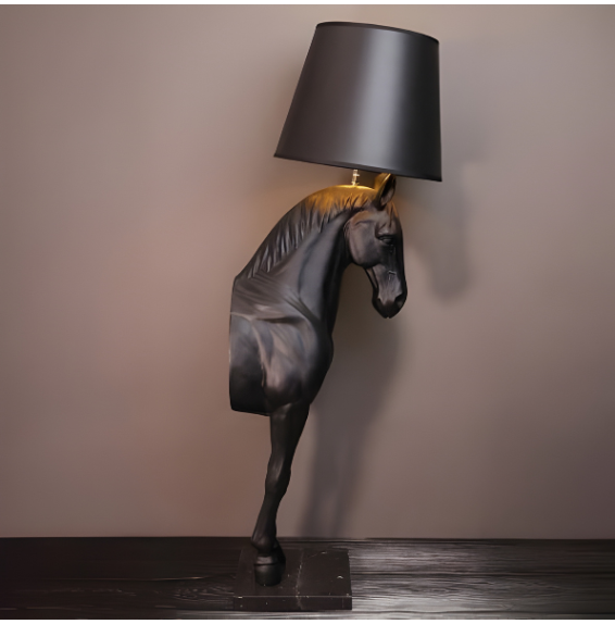 Majesticstride horse lamp console