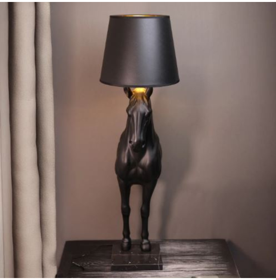 Majesticstride horse lamp console