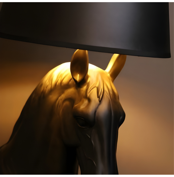 Majesticstride horse lamp console