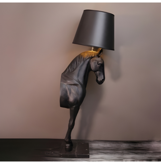 Majesticstride horse lamp console
