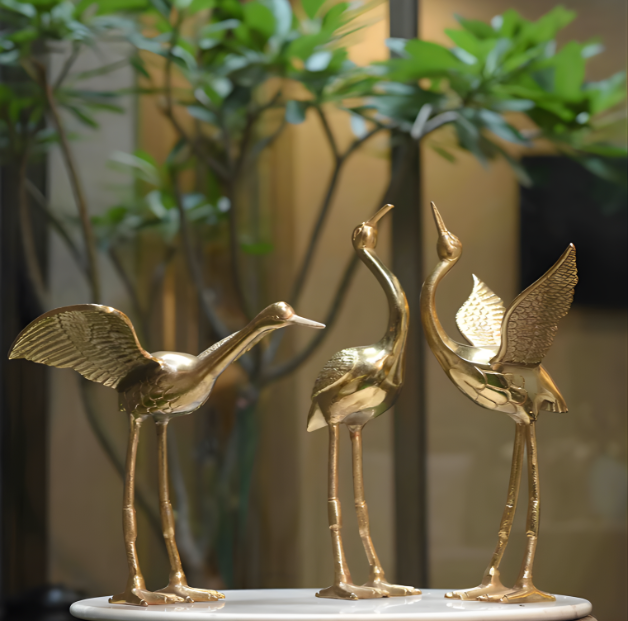 Evelyn Flamingo Set of 3 Decorative Accent