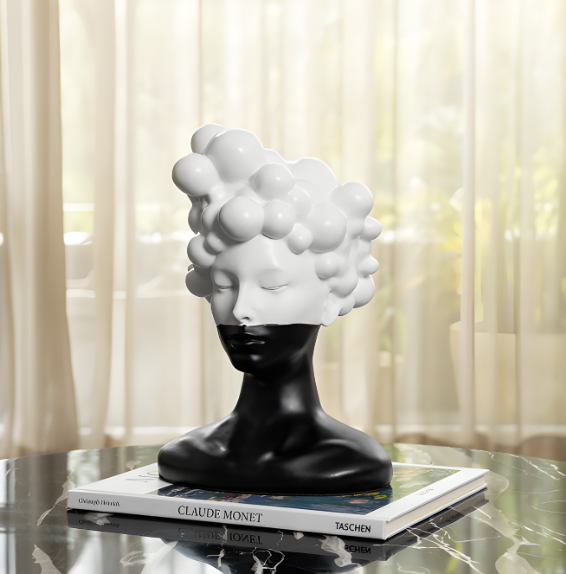 The Sphere of Imagination Decorative showpiece - White Top