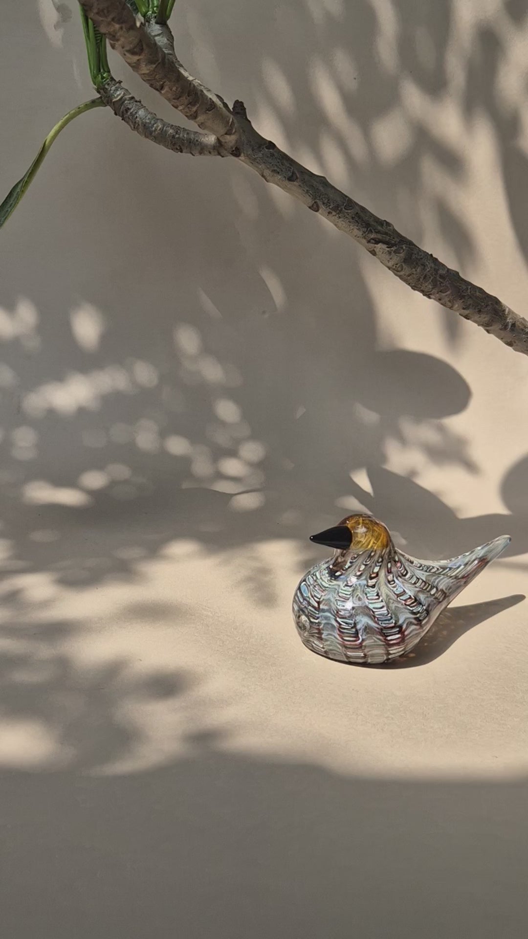 Glass Bird Figurines - Ashley Sparrow