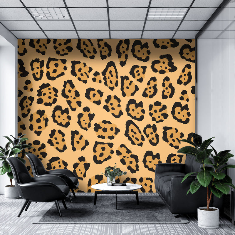 Jaguar skin print – Mural Wallpaper, PVC Free, Non-Toxic