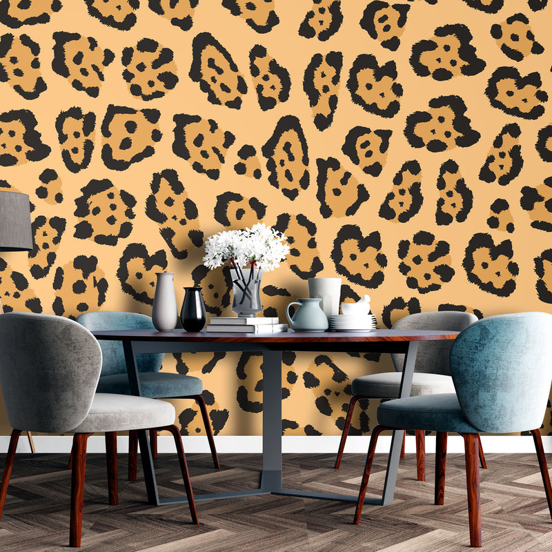 Jaguar skin print – Mural Wallpaper, PVC Free, Non-Toxic