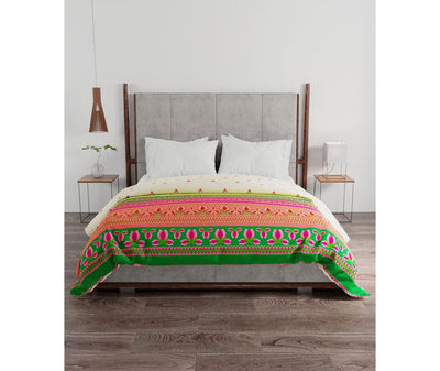 Vibrant Multi-Coloured Print King Size Comforter