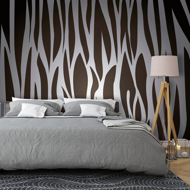 Zebra fur texture print – Mural Wallpaper, PVC Free, Non-Toxic