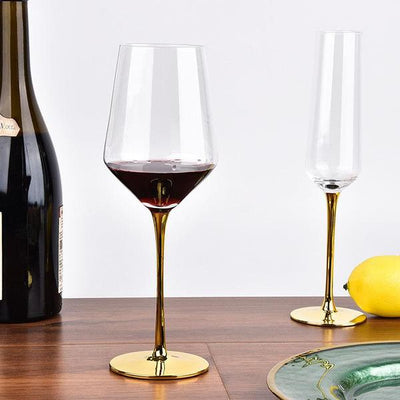 GOLDEN STEM GLASS - SET OF 2