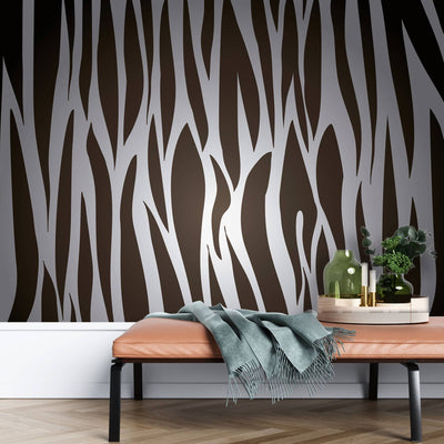 Zebra fur texture print – Mural Wallpaper, PVC Free, Non-Toxic