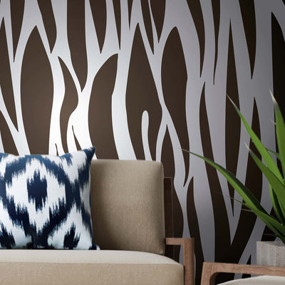 Zebra fur texture print – Mural Wallpaper, PVC Free, Non-Toxic