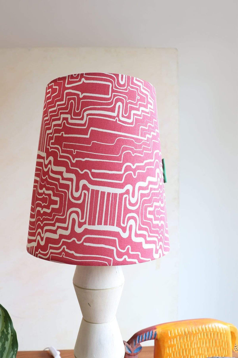 Taram Small Taper Table Lampshade (Pink)