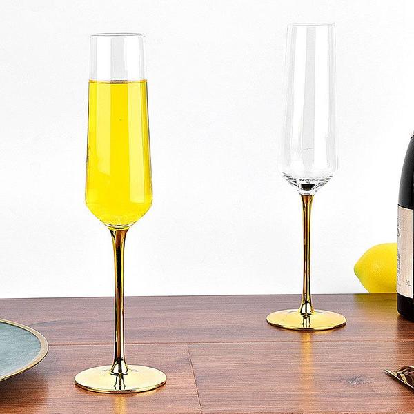 GOLDEN FLUTE GLASS - SET OF 2