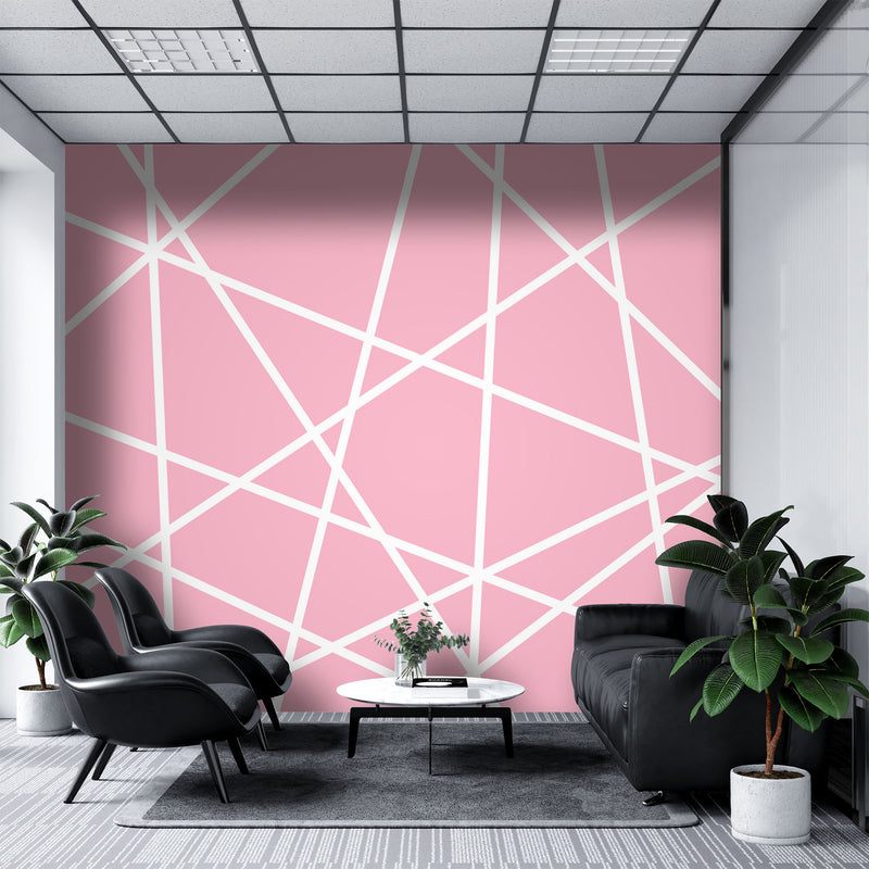 Multicolor Patterned geometric – Mural Wallpaper, PVC Free, Non-Toxic