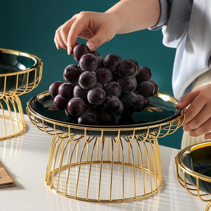 Emerald Fruits Serving Tray