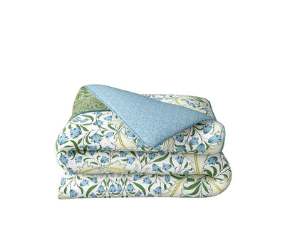 Foliage Inspired Pattern King Size Comforter (100% Cotton, Reversible)