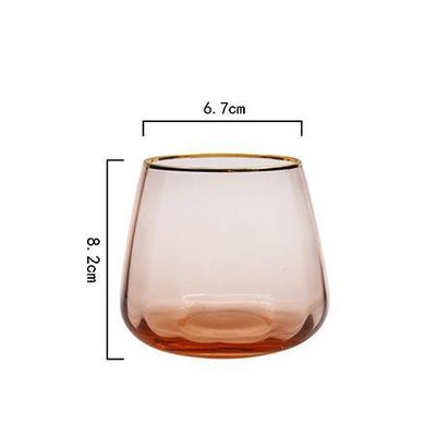 Rose Luxury Glass Collection - Set of 2