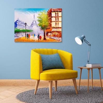 Chirpy Paris Street Wall Canvas