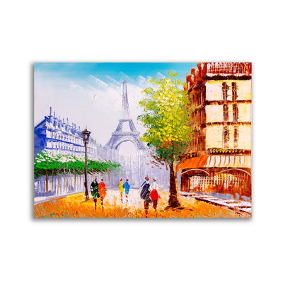 Chirpy Paris Street Wall Canvas