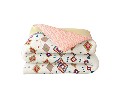 Tribal Print King Size Comforter (100% Cotton, Reversible)