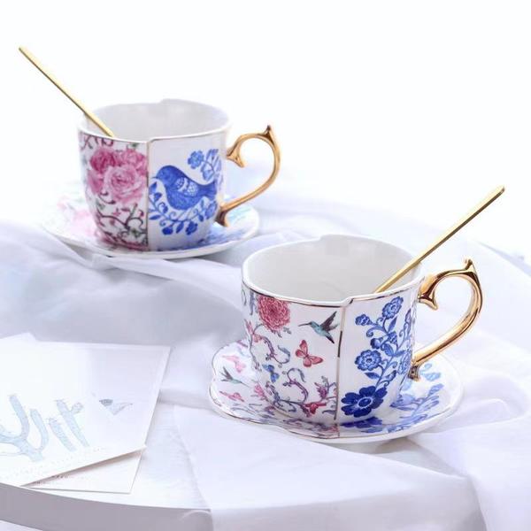 QUAINT TEA CUP SAUCER SUIT - SET OF 2