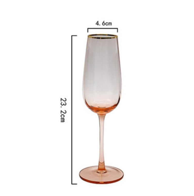 Rose Luxury Glass Collection - Set of 2