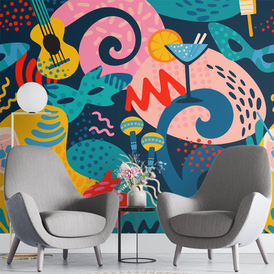 Modern art – Mural Wallpaper, PVC Free, Non-Toxic