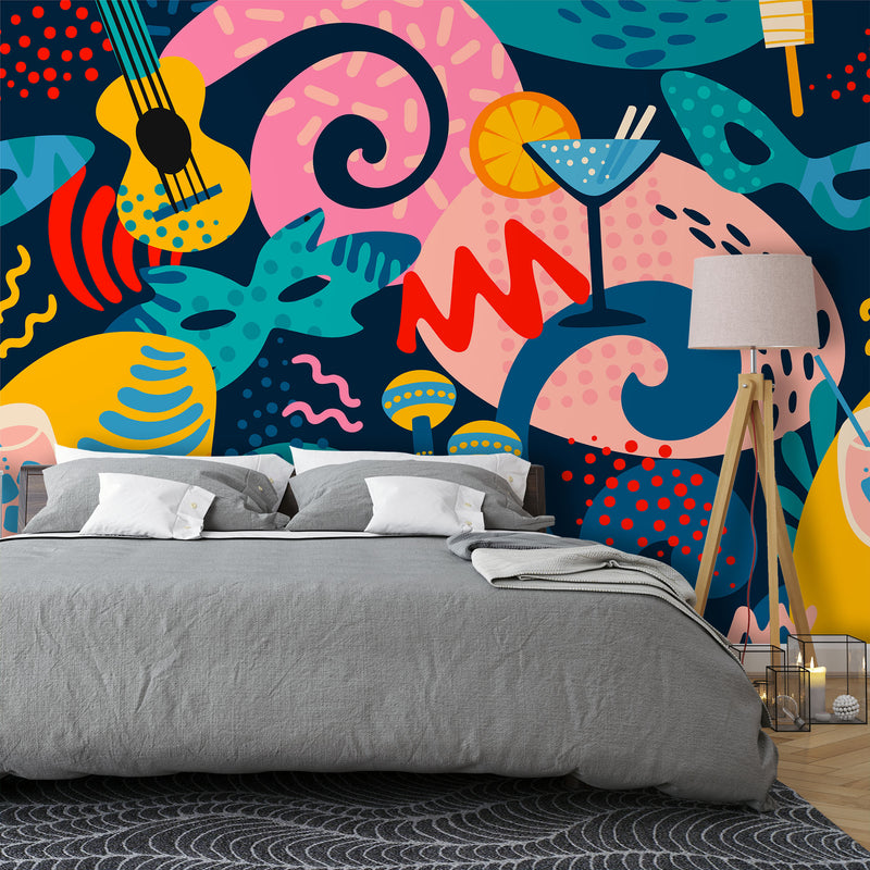 Modern art – Mural Wallpaper, PVC Free, Non-Toxic