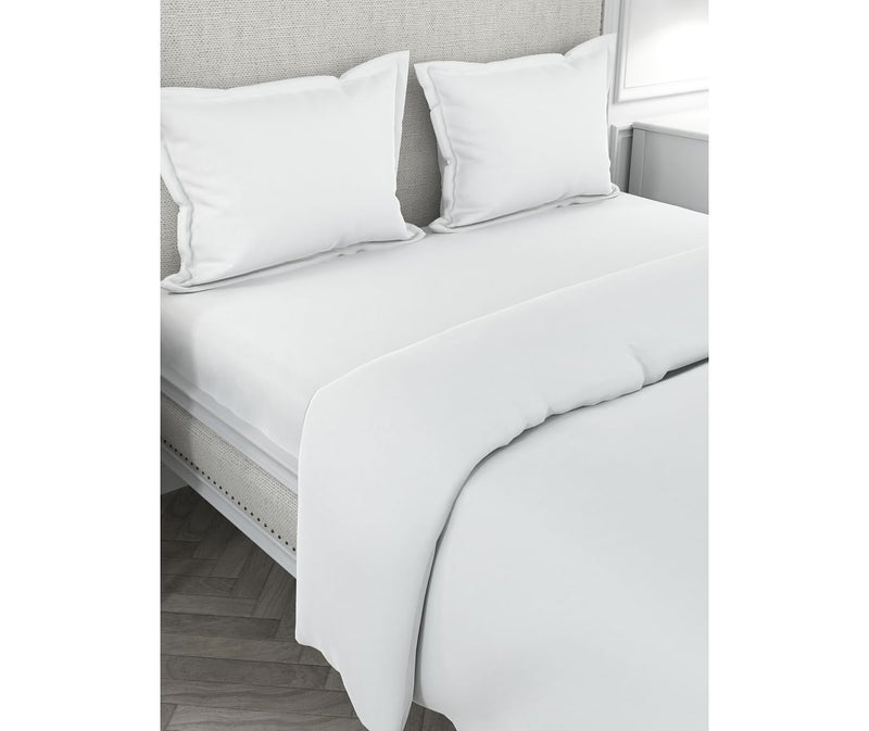 Pristine White King Size Comforter (100% Cotton, Reversible)