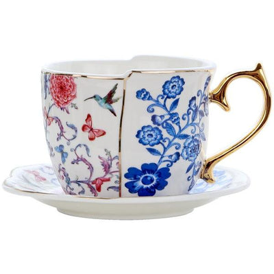 QUAINT TEA CUP SAUCER SUIT - SET OF 2