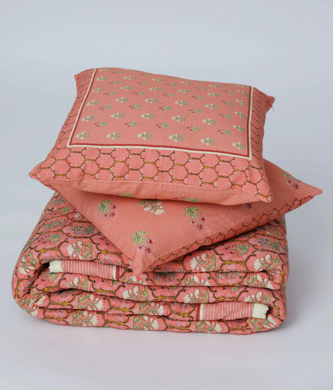 PINK BEGUM - QUILT SET (9462)