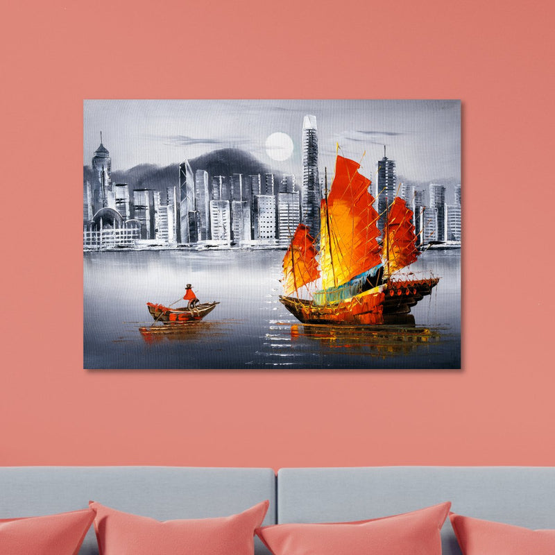 Reflections & Moonlight Wall Canvas