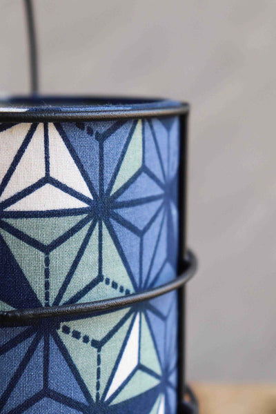 Kamu Lantern (Blue/Olive)