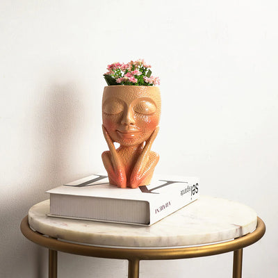 Surreal Awestruck Girl Table Planter (9462)