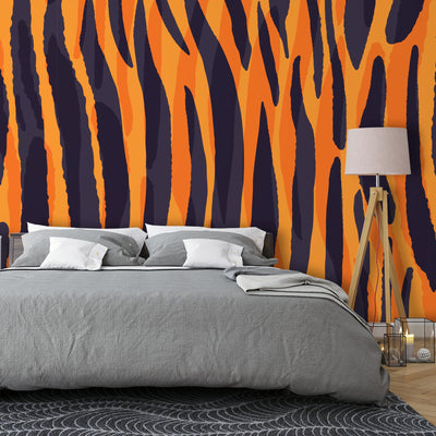 Tiger skin print – Mural Wallpaper, PVC Free, Non-Toxic