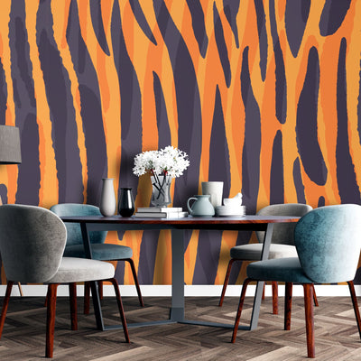 Tiger skin print – Mural Wallpaper, PVC Free, Non-Toxic