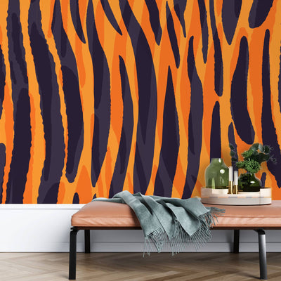 Tiger skin print – Mural Wallpaper, PVC Free, Non-Toxic