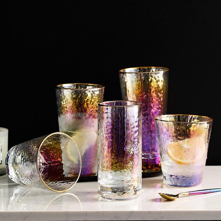 Rainbow Set of 2 Glasses