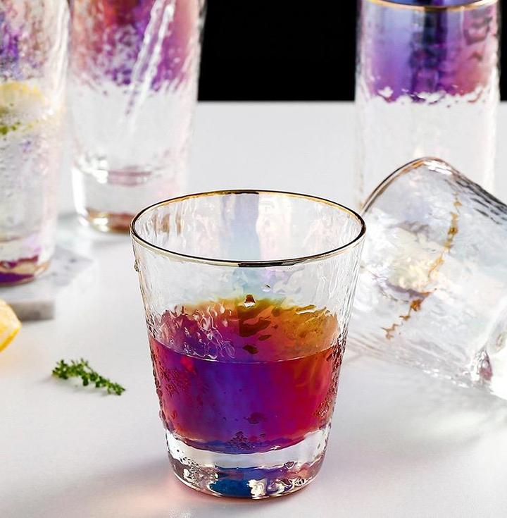 Rainbow Set of 2 Glasses