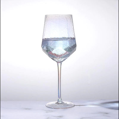 RAINBOW HEXAGONAL STEM GLASS - SET OF 2 (9462)