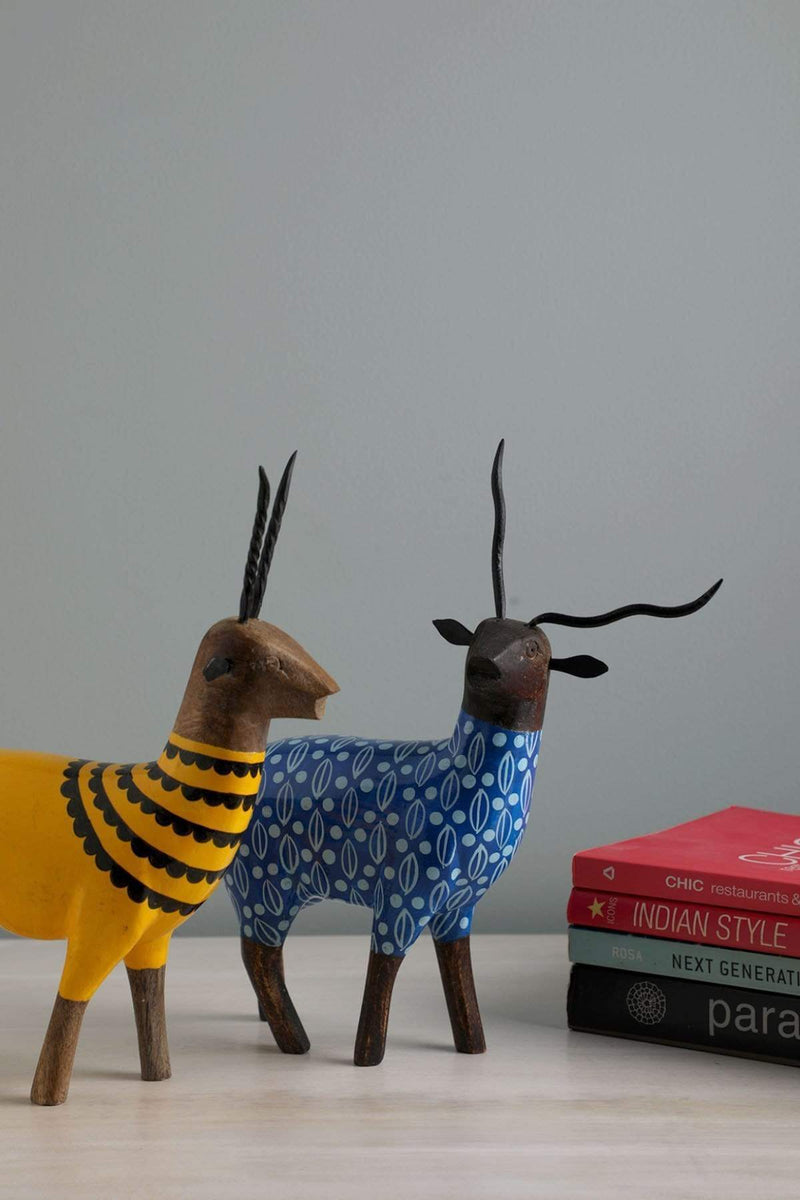 Golden Buck Figurine (Yellow)