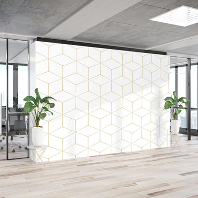 Seamless hexagon – Mural Wallpaper, PVC Free, Non-Toxic