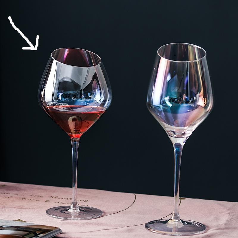 SLANTING PEARL WINE GOBLET - SET OF 2