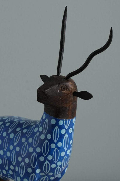 Chital Figurine (Blue)